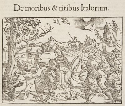 Cosmographia, dettaglio del Fol 201, 1544 da Sebastian Munster
